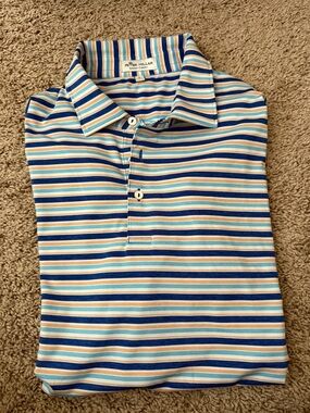 Peter Millar Striped Polo Shirt
